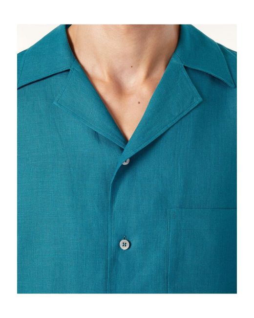 Loro Piana Blue Federico Shirt for men
