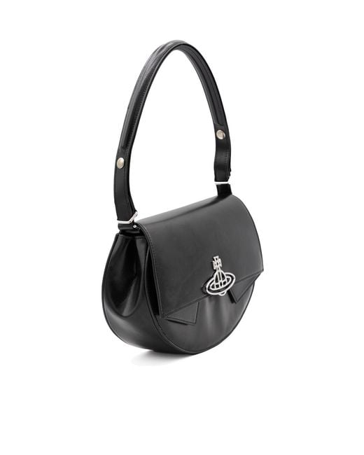 Vivienne Westwood Black Sadie Shoulder Bag