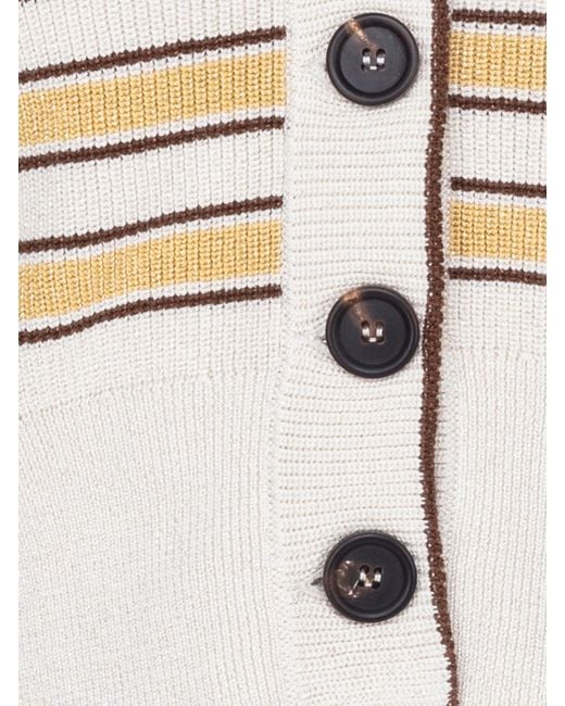 Brunello Cucinelli Metallic Striped Knitwear