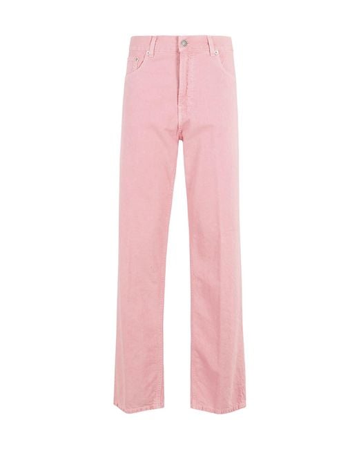 Haikure Pink Belt-Loop Jeans