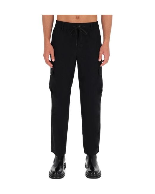Versace Jeans Black Couture Technical Cargo Pants for men