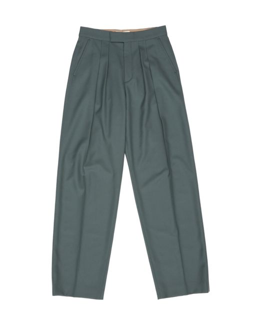 Chloé Gray Chloé Pleat Tailored Trousers