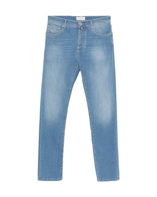 Jacob Cohen Blue Belt-Tethered Jeans for men