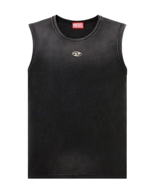 DIESEL Black Top Top for men