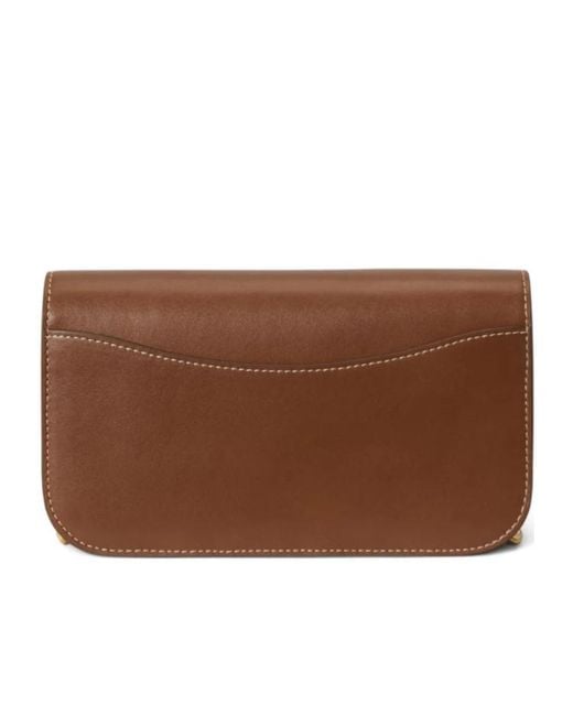 Polo Ralph Lauren Brown Chain Strap Shoulder Bag