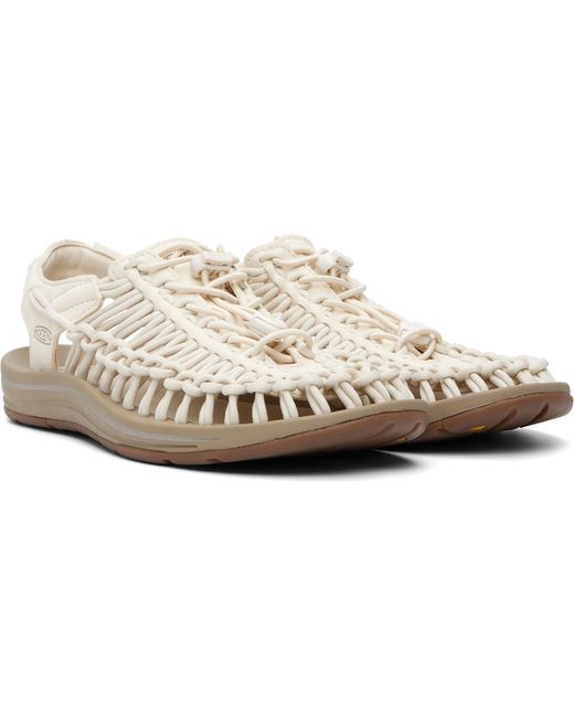 Keen White Uneek Sandals for men