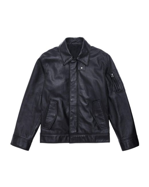 Helmut Lang Blue Collared Jacket for men