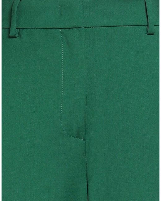 Weekend by Maxmara Green Casual Loose-Fit Trousers