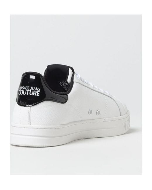 Versace Jeans Metallic Couture Logo Printed Low-Top Sneakers for men