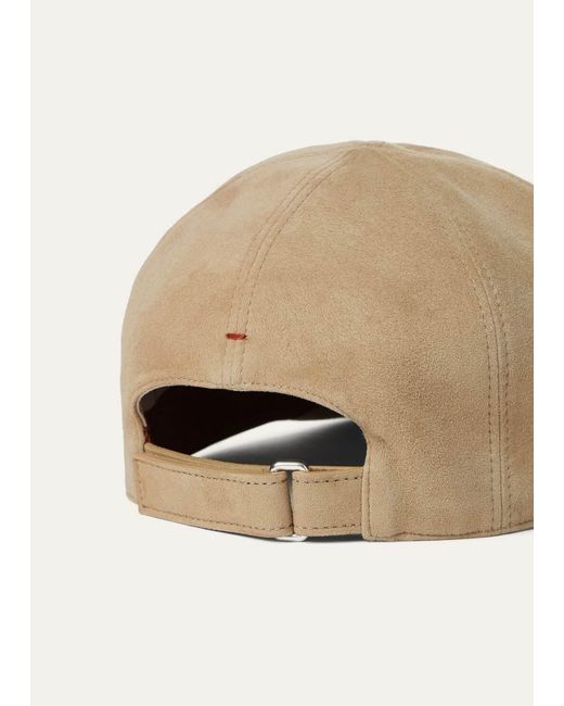 Loro Piana White Baseball Cap for men