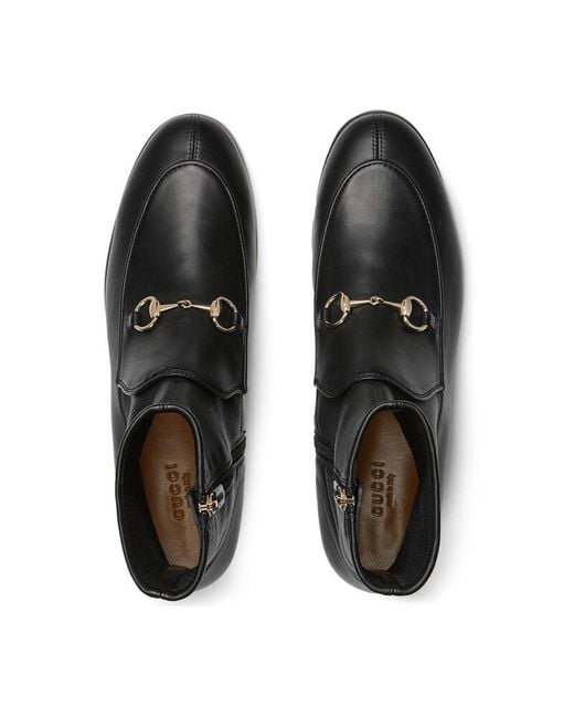 Gucci Black Jordaan Ankle Boots