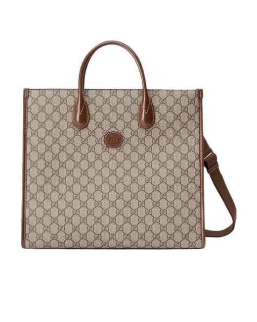 Gucci Multicolor Gg Supreme-Print Small Tote Bag for men