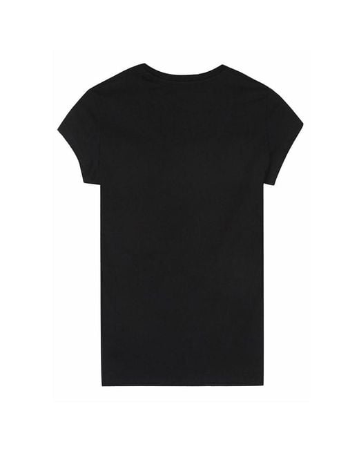 Philipp Plein Black Logo Detail T-Shirt