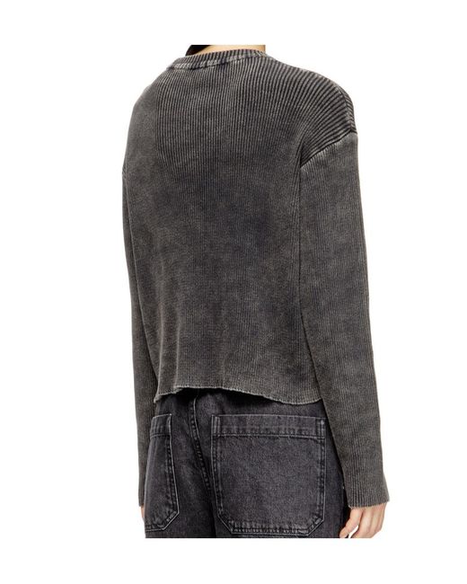 DIESEL Black M-Anchorex Logo-Detail Sweater