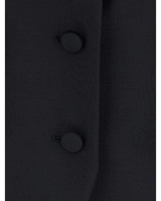Rohe Black Single-Breasted Buttoned Blazer