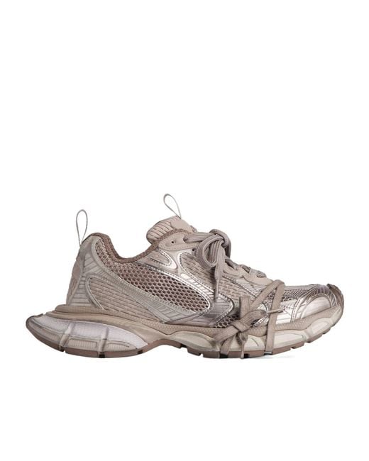 Balenciaga Gray 3Xl Lace-Up Sneakers