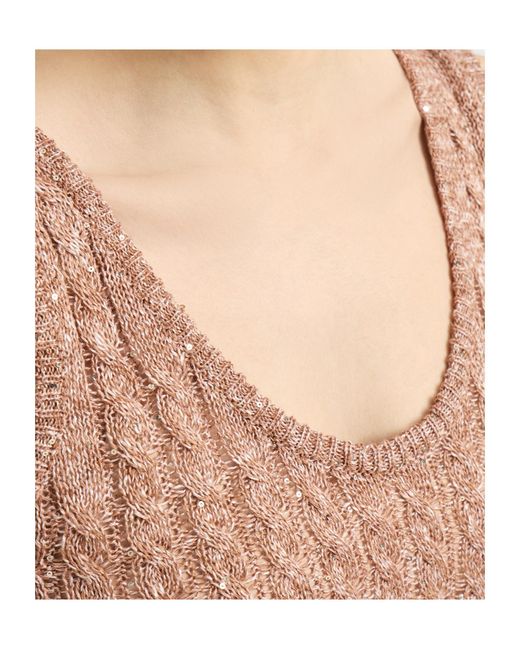 Brunello Cucinelli Brown Sleeveless Top