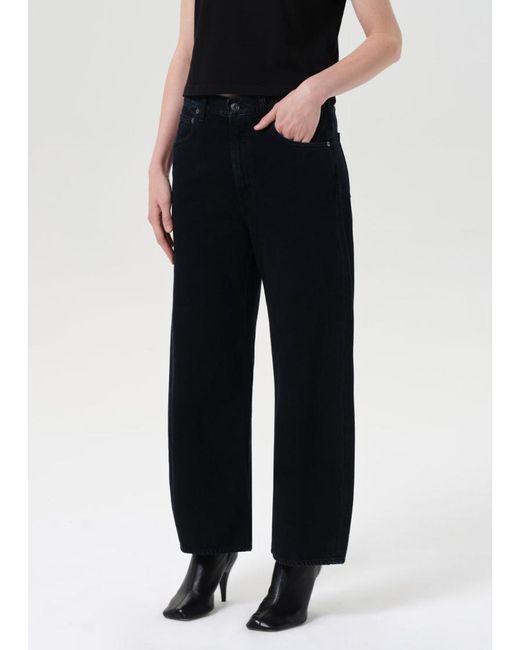 Agolde Blue Low Curved Jeans