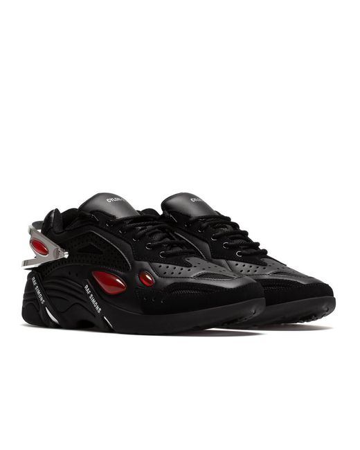 Raf Simons Black Cylon Low-Top Sneakers for men