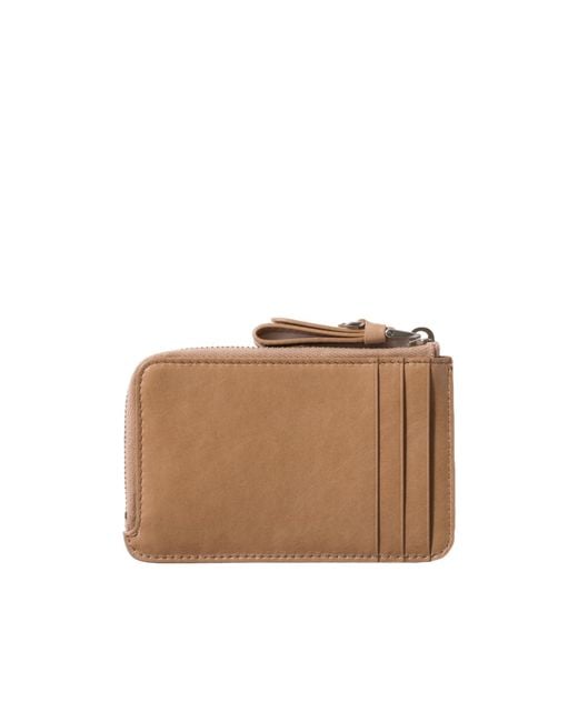 Miu Miu Brown Leather Card Holder