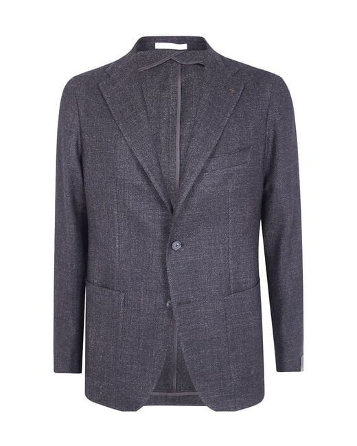 Tagliatore Blue Montecarlo Single Breasted Jacket for men