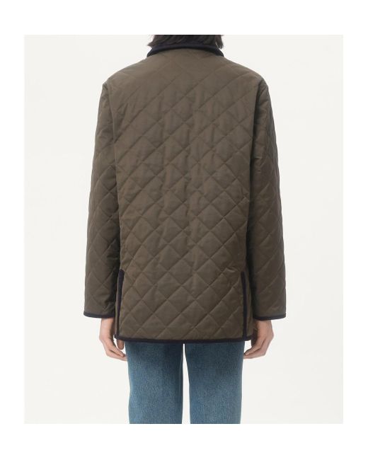 Valentino Brown Vlogo Patch Button-Up Jacket for men
