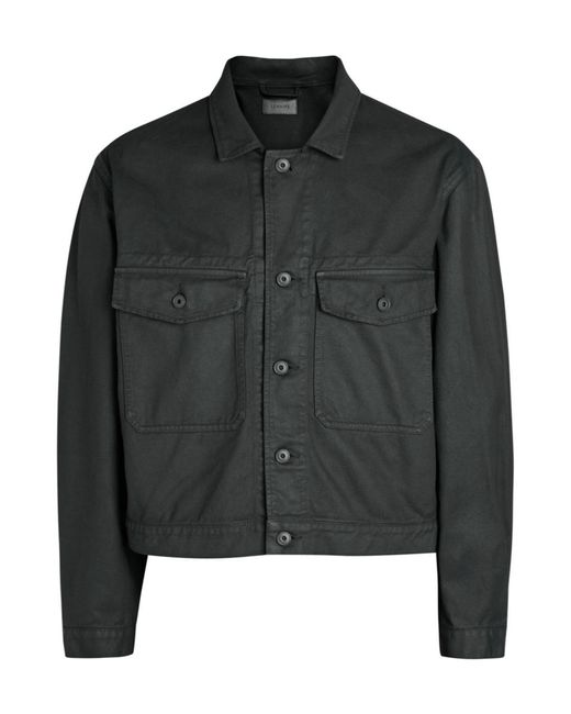 Lemaire Black Denim Jacket for men