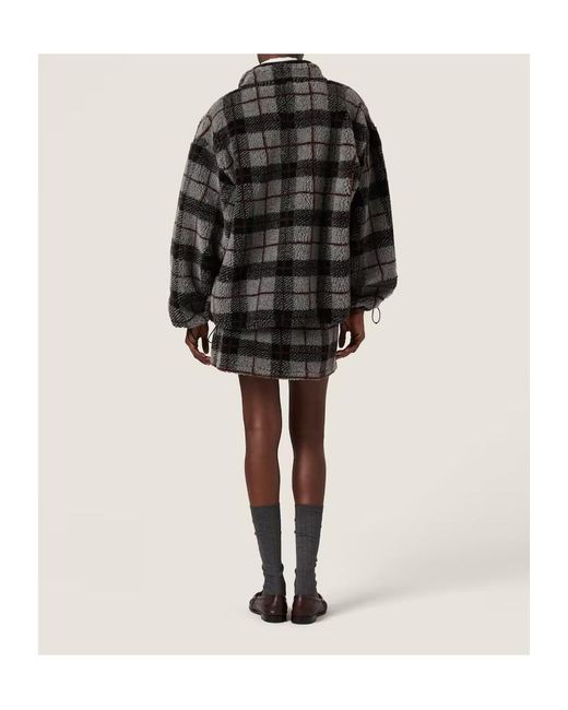 Miu Miu Black Drawstring Mini Skirt