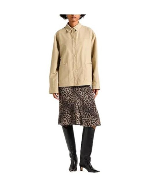 Max Mara Natural Solid Long-Sleeve Jacket
