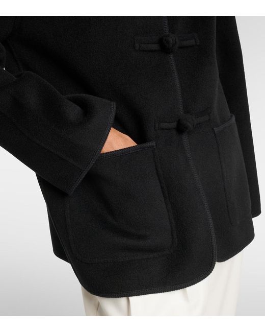 Rohe Black Long Sleeve Casual Jacket