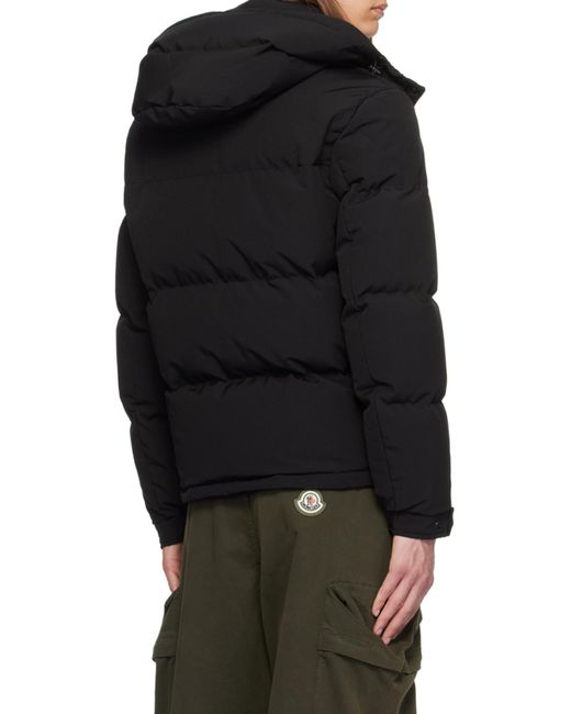 Moncler Black Fornas Hooded Short Padded Jacket for men