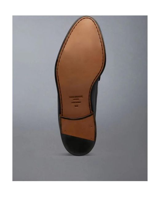 Thom Browne Black Almond Toe Penny-Slot Loafers for men