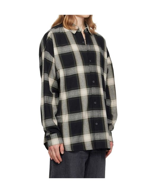 Fear Of God Gray Plaid Shirt for men