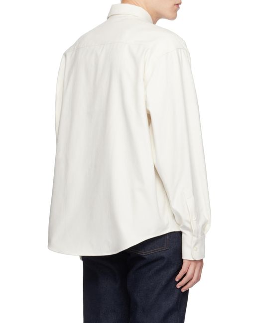 AMI Natural Ami De Coeur Boxy Fit Shirt for men