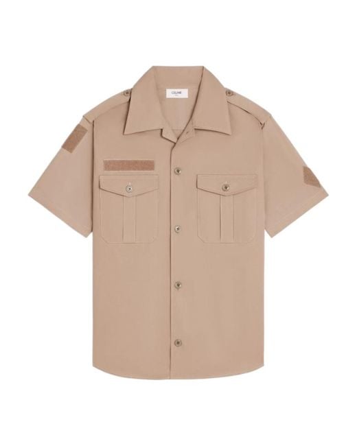 Céline Natural Velcro Shirt for men