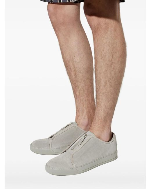 Lanvin Gray Dbb1 Zip Sneakers for men
