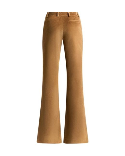 Etro Natural Corduroy Velvet Trousers