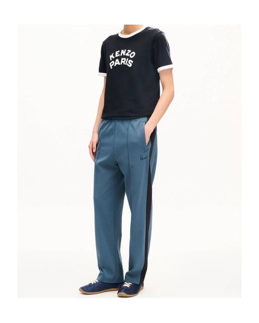 KENZO Black Slim-Fit Paintris Emblem' T-Shirt for men
