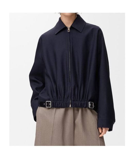 Loewe Blue Belted Jacket