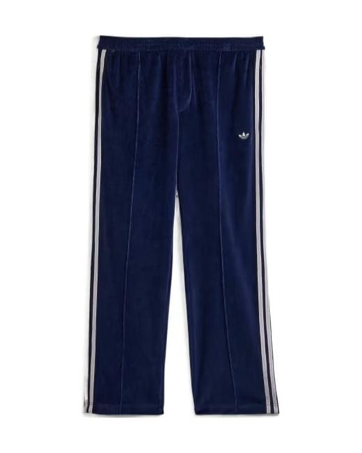 Adidas by Wales Bonner Blue Wales Bonner Velour Track Pant for men