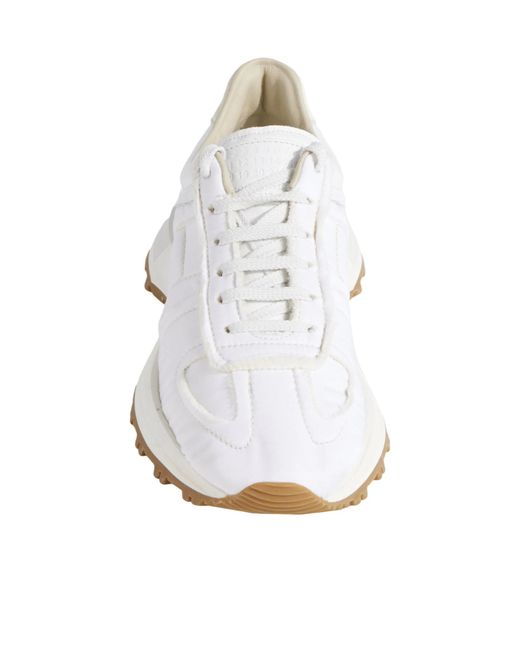 Maison Margiela White Minimalist Low-Top Sneakers