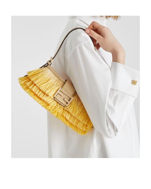 Fendi Metallic Baby B Shoulder Bag