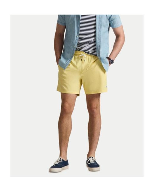 Polo Ralph Lauren Yellow Traveller Classic Swimming Trunks for men