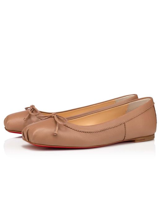 Christian Louboutin White Mamadrague Ballet Flats