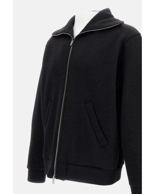 Barena Black Zipper Casual Jacket for men
