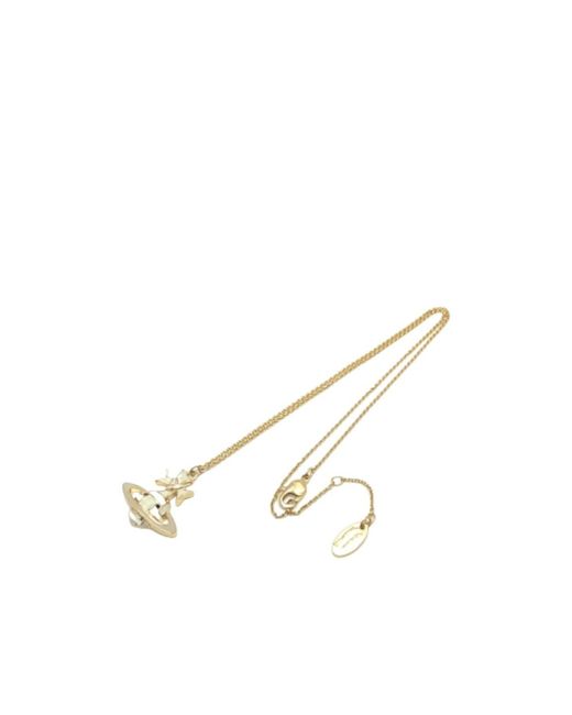 Vivienne Westwood Metallic Spherical Pendant Necklace