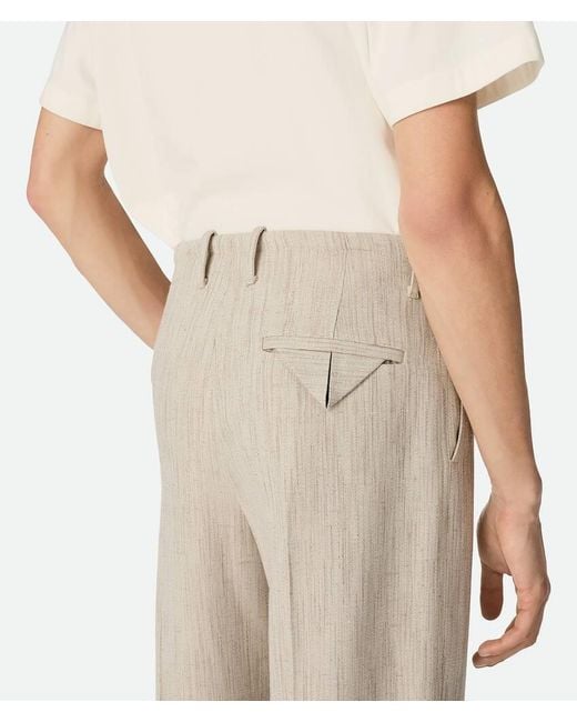 Bottega Veneta Natural Elasticated Trousers