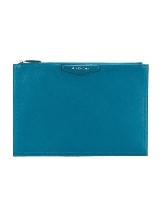 Givenchy Blue Large Goatskin Handbag