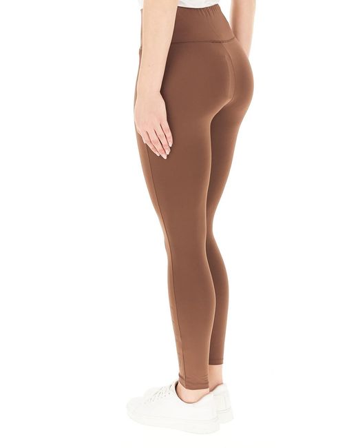 Weekend by Maxmara Brown Elastic Waist Leggings