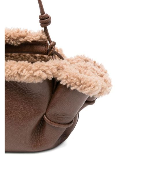 Hereu Brown Handle Shoulder Bag